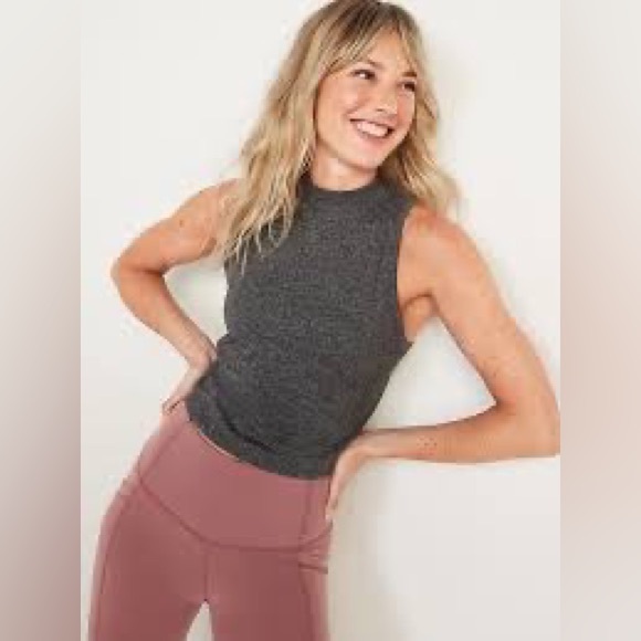 Mock-Neck Tank Top - Picture 2 of 4